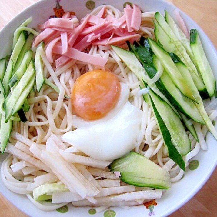 ぽん酢でどうぞ♪冷やしうどん